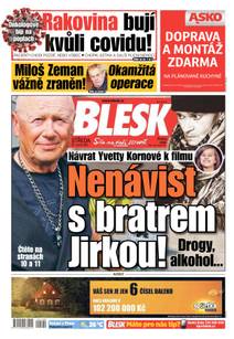 Obálka BLESK - 26.8.2020