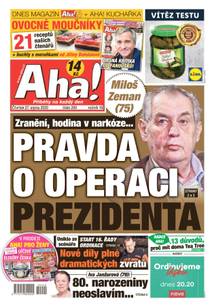 Obálka Aha! - 27.8.2020