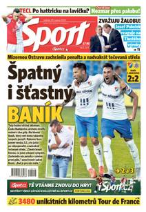 Obálka Sport - 29.8.2020