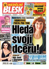 Obálka NEDĚLNÍ BLESK - 35/2020