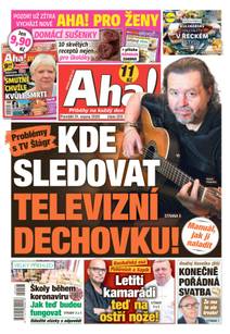 Obálka Aha! - 31.8.2020