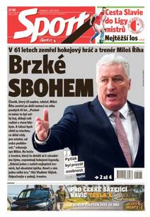 Obálka Sport - 2.9.2020