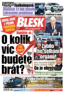 Obálka BLESK - 2.9.2020