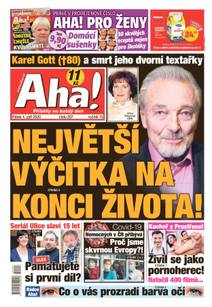 Obálka Aha! - 4.9.2020