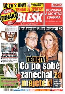 Obálka BLESK - 9.9.2020