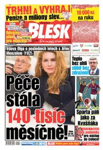 Obálka BLESK - 15.9.2020