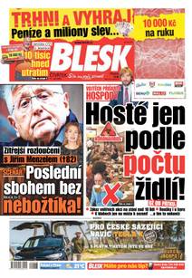 Obálka BLESK - 17.9.2020