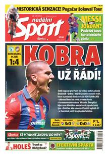 Obálka nedělní Sport - 38/2020