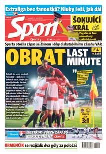 Obálka Sport - 21.9.2020