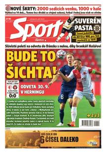 Obálka Sport - 23.9.2020
