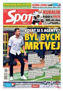 Obálka Sport - 26.9.2020