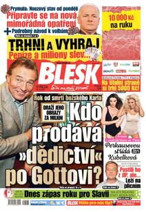 Obálka BLESK - 30.9.2020