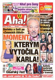 Obálka Aha! - 2.10.2020