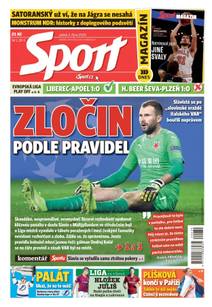 Obálka Sport - 2.10.2020