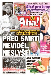 Obálka Aha! - 6.10.2020