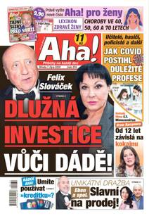 Obálka Aha! - 7.10.2020