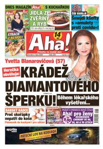 Obálka Aha! - 8.10.2020