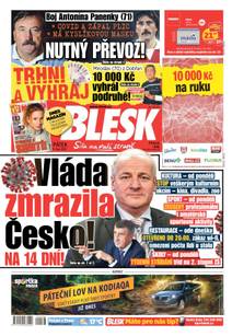 Obálka BLESK - 9.10.2020