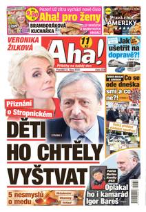 Obálka Aha! - 12.10.2020