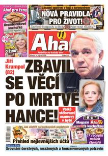 Obálka Aha! - 14.10.2020