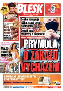 Obálka BLESK - 16.10.2020