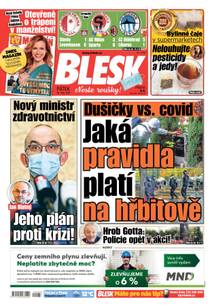 Obálka BLESK - 30.10.2020