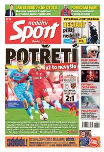 Obálka nedělní Sport - 44/2020
