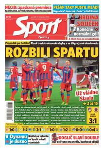 Obálka Sport - 9.11.2020