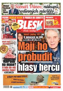Obálka BLESK - 13.11.2020