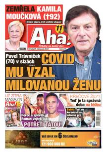 Obálka Aha! - 25.11.2020