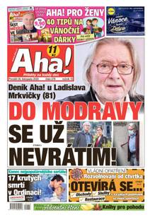 Obálka Aha! - 30.11.2020