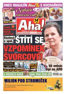Obálka Aha! - 10.12.2020