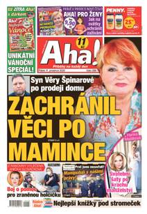 Obálka Aha! - 11.12.2020