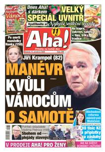 Obálka Aha! - 12.12.2020