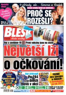 Obálka BLESK - 17.12.2020