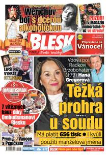 Obálka BLESK - 21.12.2020