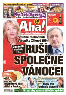 Obálka Aha! - 22.12.2020