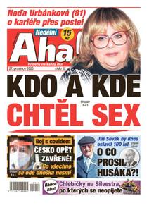Obálka Nedělní Aha! - 52/2020
