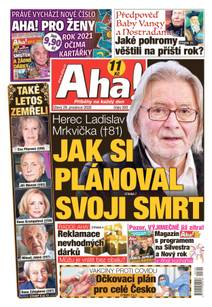 Obálka Aha! - 29.12.2020