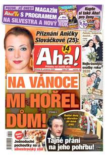 Obálka Aha! - 30.12.2020