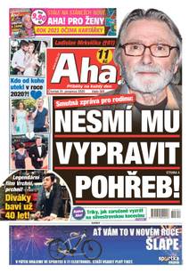 Obálka Aha! - 31.12.2020