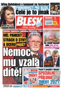 Obálka BLESK - 2.1.2021
