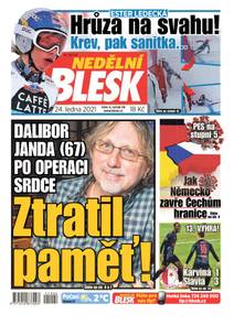 Obálka NEDĚLNÍ BLESK - 4/2021