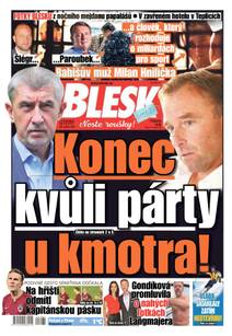 Obálka BLESK - 26.1.2021