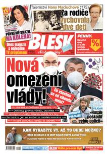 Obálka BLESK - 29.1.2021