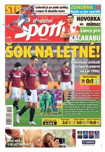 Obálka nedělní Sport - 5/2021