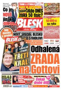 Obálka BLESK - 15.2.2021