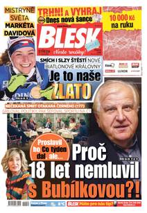 Obálka BLESK - 17.2.2021