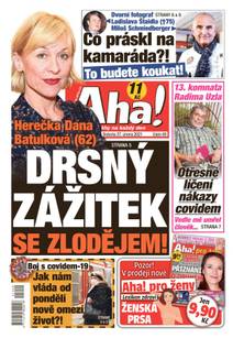 Obálka Aha! - 27.2.2021