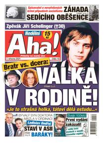 Obálka Nedělní Aha! - 10/2021
